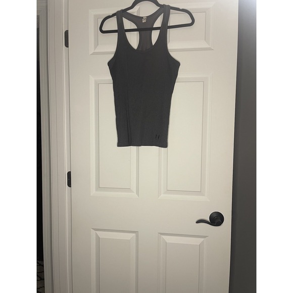Under Armour Tops - Under Armour Heat Gear Fitted Athletic Tank Top Large Charcoal